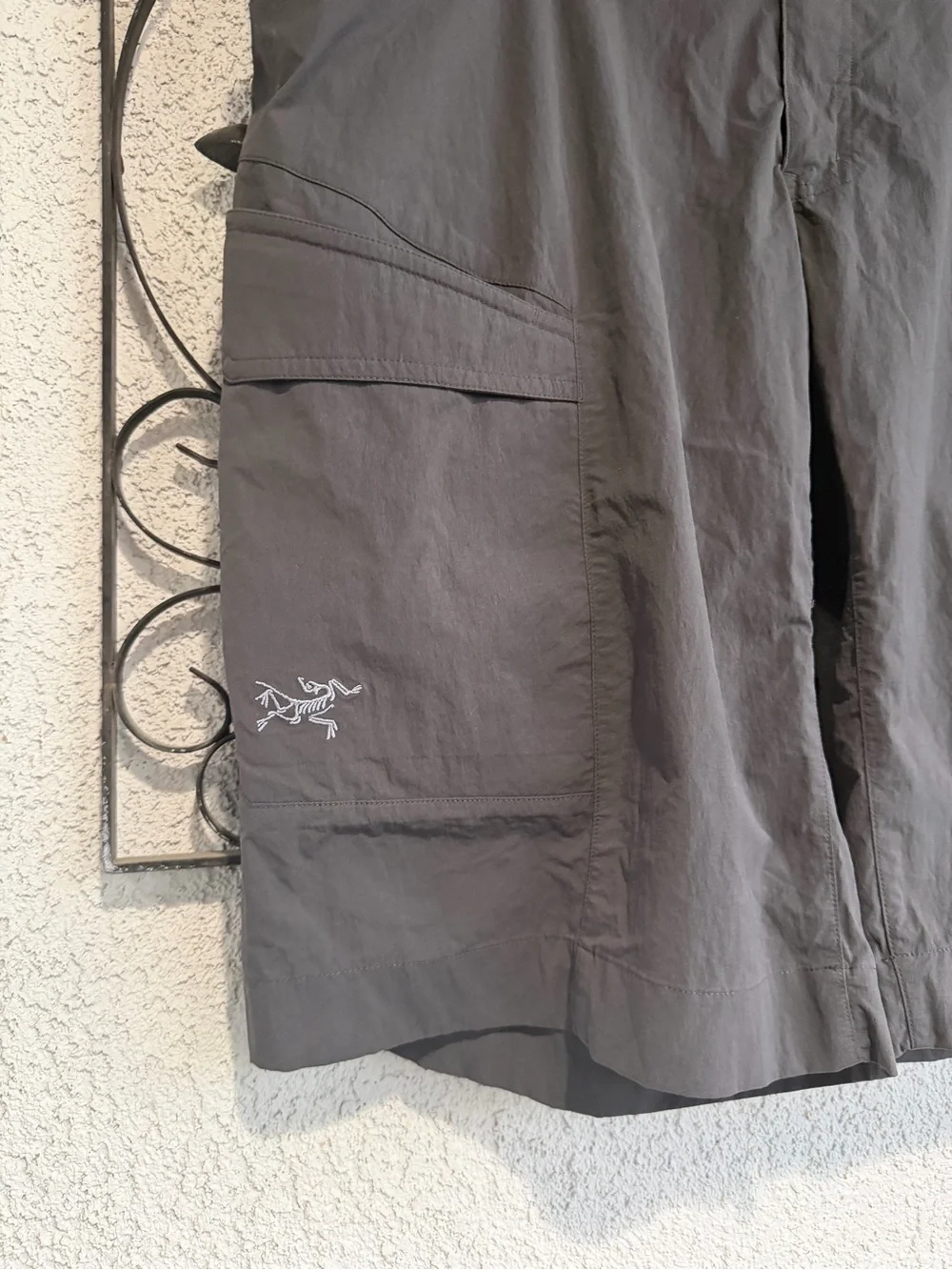 Arc'teryx Men's Gray Rampart Cargo Shorts